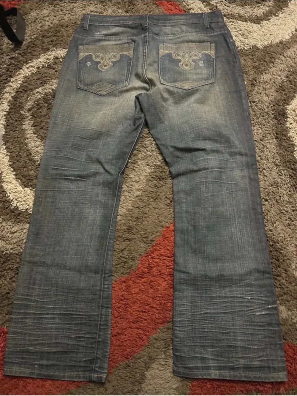 I-N-C International concepts men's y2k distressed grunge jeans size 38x32
